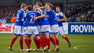 Auf Zweitligakurs: Holstein Kiel © 2015 Getty Images