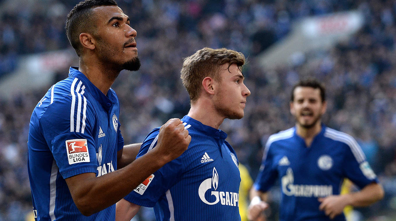 Choupo-Moting and Max Meyer seal the win for Schalke  © 2015 Getty Images