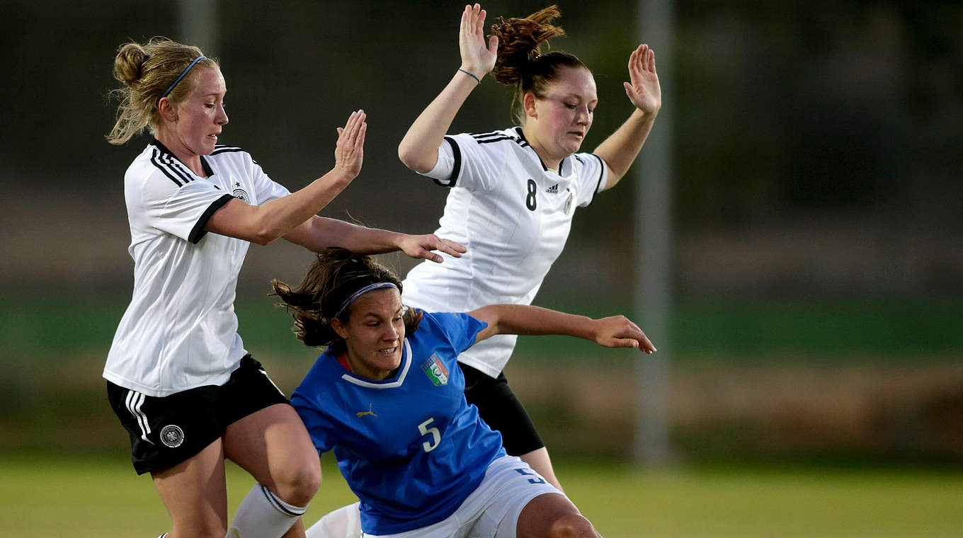 Ließen Italien keine Chance: Deutschlands U 19-Frauen © 2015 Getty Images