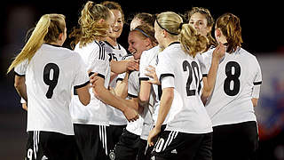Zwei Spiele - zwei Siege: Die deutschen U 19 Frauen © 2015 Getty Images