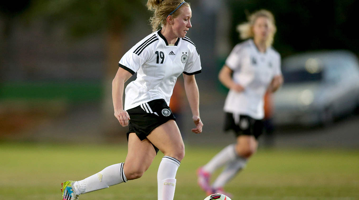 Siegtreffer gegen Köln kurz vor Schluss: Essens Juniorennnationalspielerin Madeline Gier © 2015 Getty Images