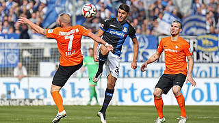 Kein Sieger im Hessenderby: Frankfurt und Darmstadt trennen sich 1:1 © imago/Jan Huebner
