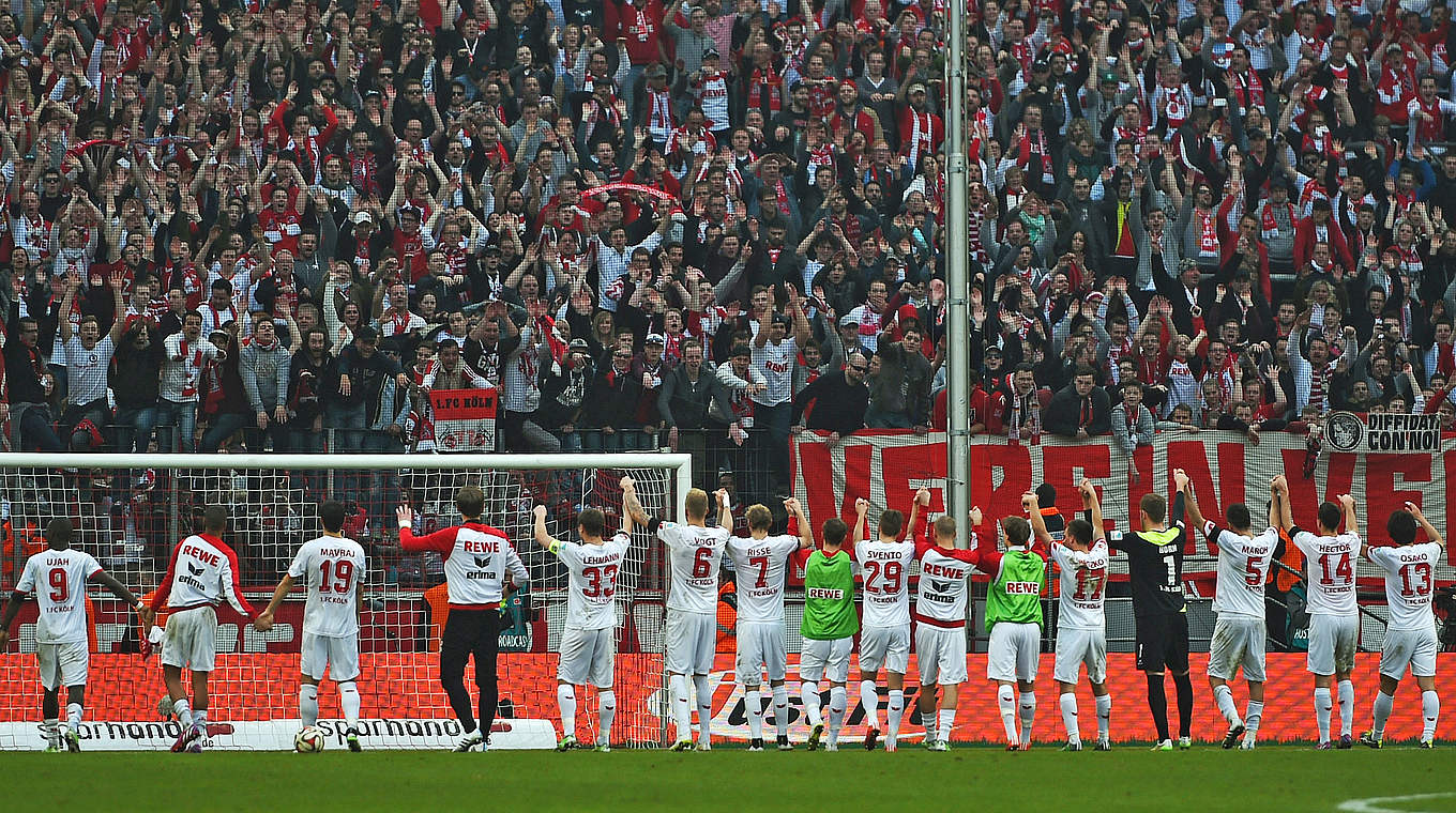 Jubiläum: Köln feiert am Sonntag den 600. Sieg seiner Bundesliga-Geschichte © 2015 Getty Images