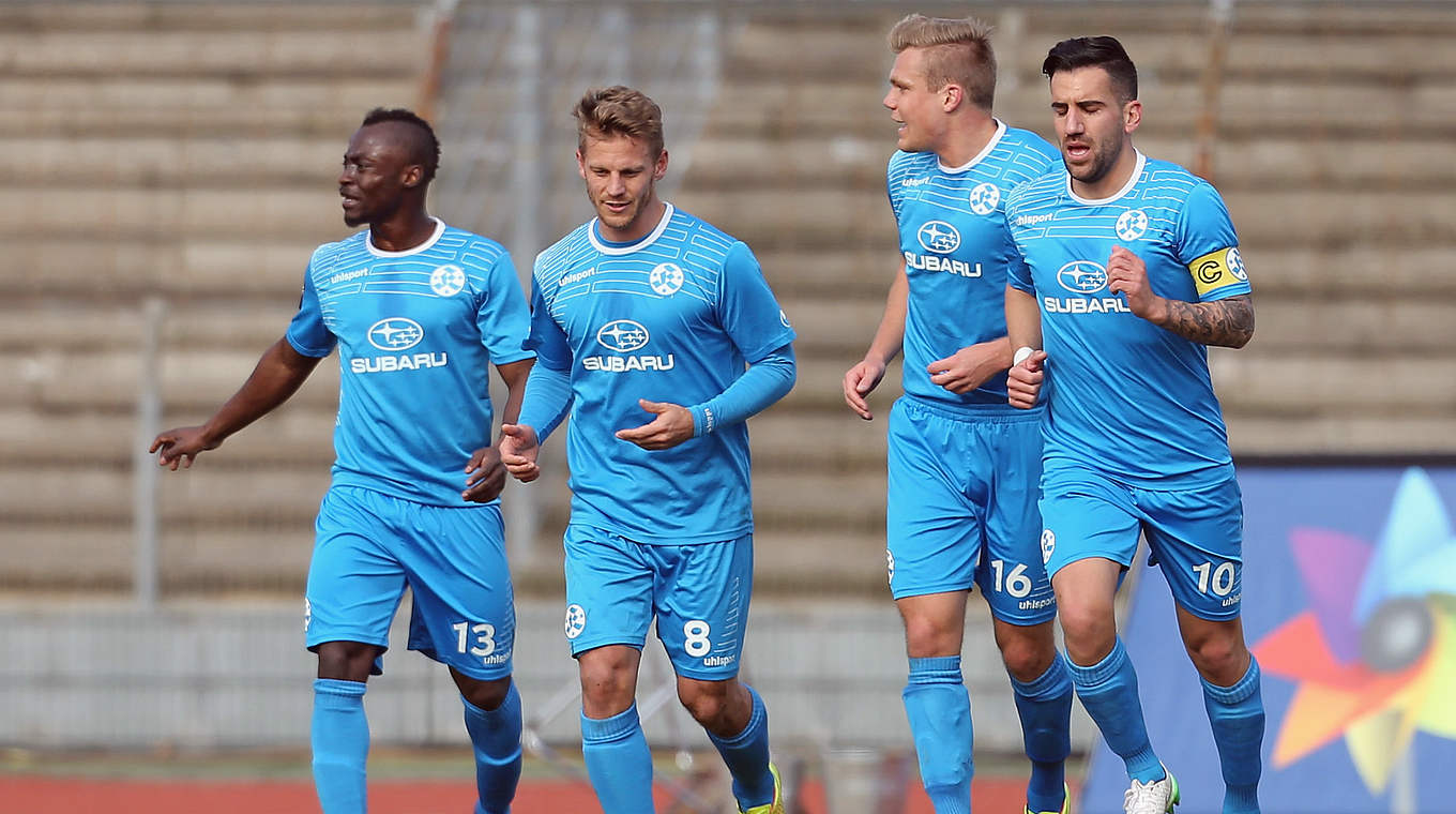 Vor dem Sturm auf Platz zwei: Die Stuttgarter Kickers © 2015 Getty Images