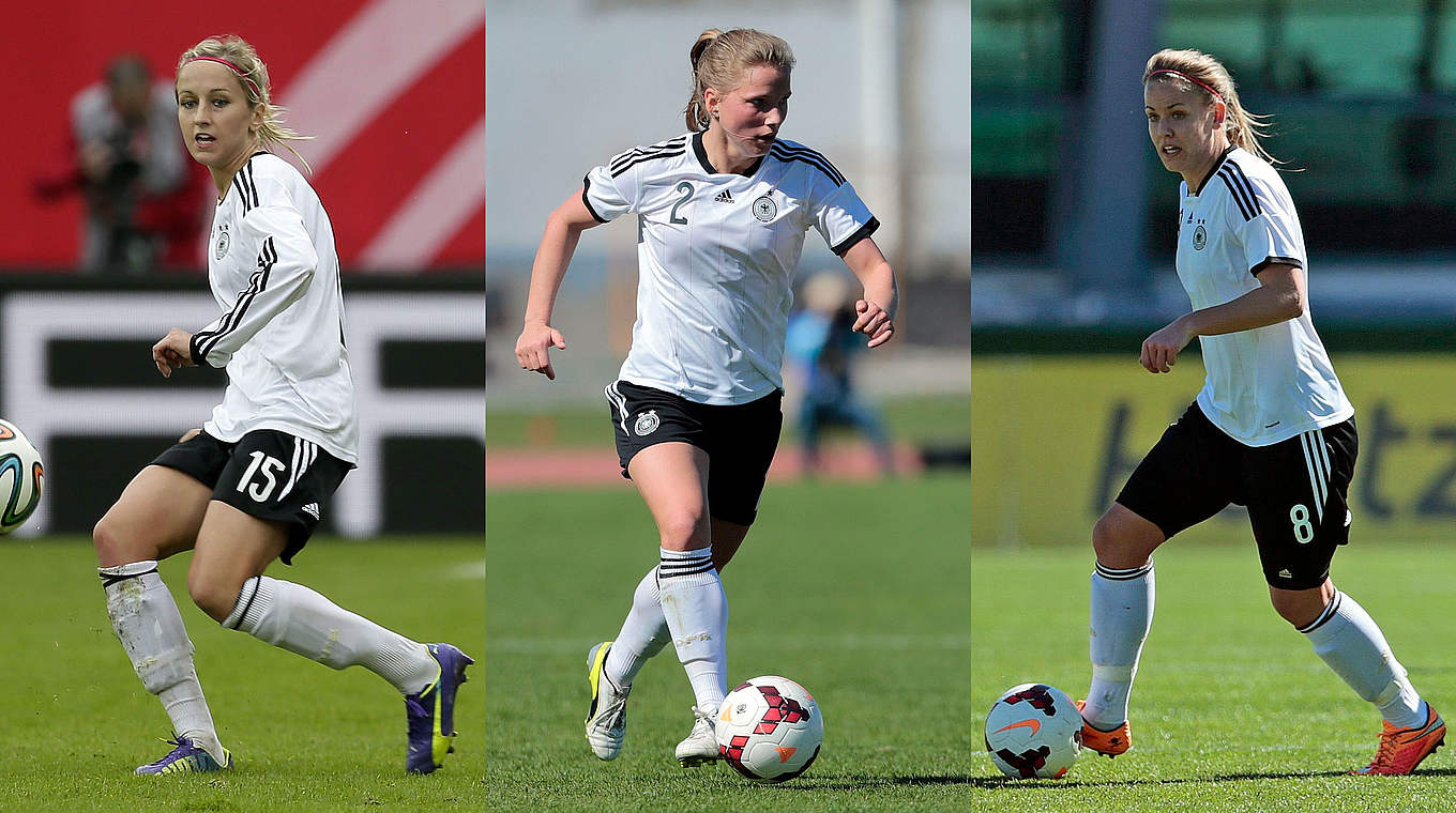 Three young faces in the starting XI: Hendrich, Kemme und Petermann © Bongarts/GettyImages
