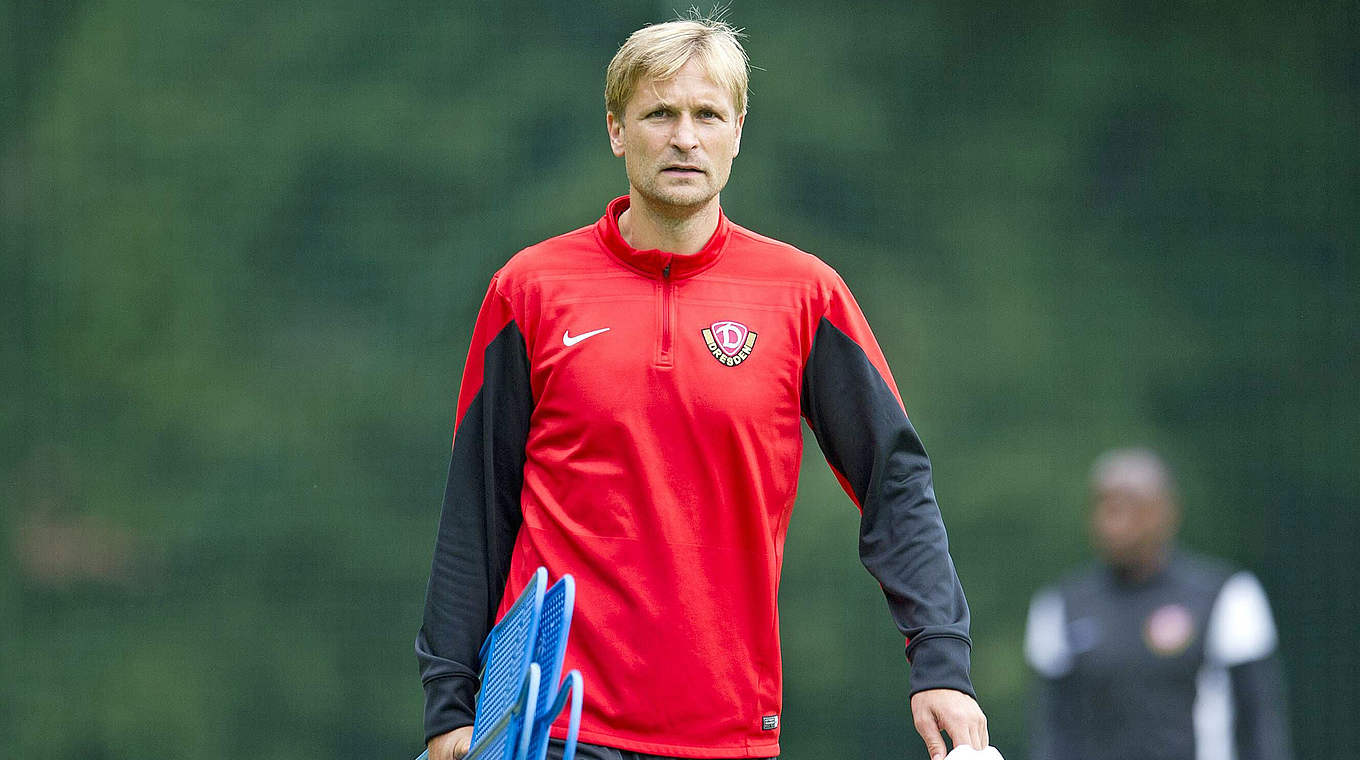 Auf Abschiedstournee bei Dynamo Dresden: U 19-Trainer David Bergner © imago/Robert Michael