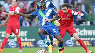 Unterschiedliche Zielsetzungen: Josuha Guilavogui und Admir Mehmedi (v.l.) © 2014 Getty Images