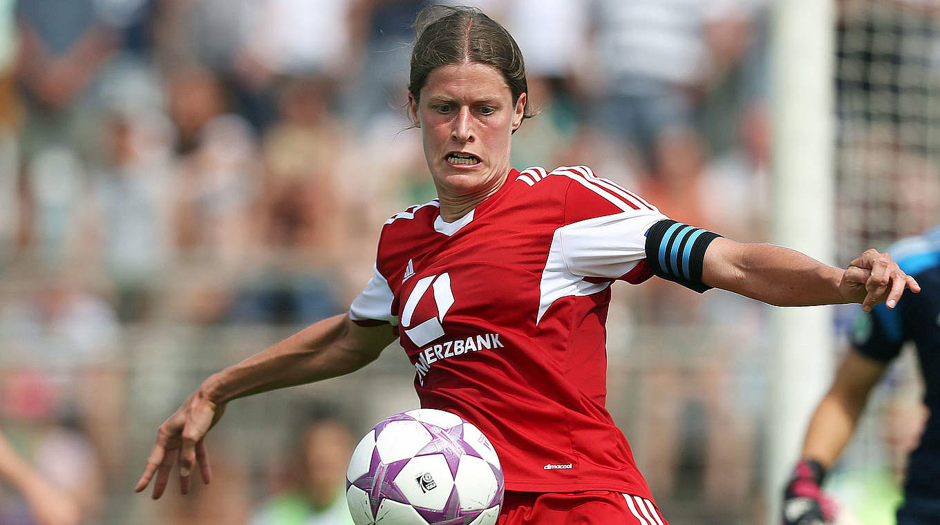 FFC-Spielführerin Kerstin Grafrekes: "Ich bin immer noch sehr motiviert" © 2014 Getty Images