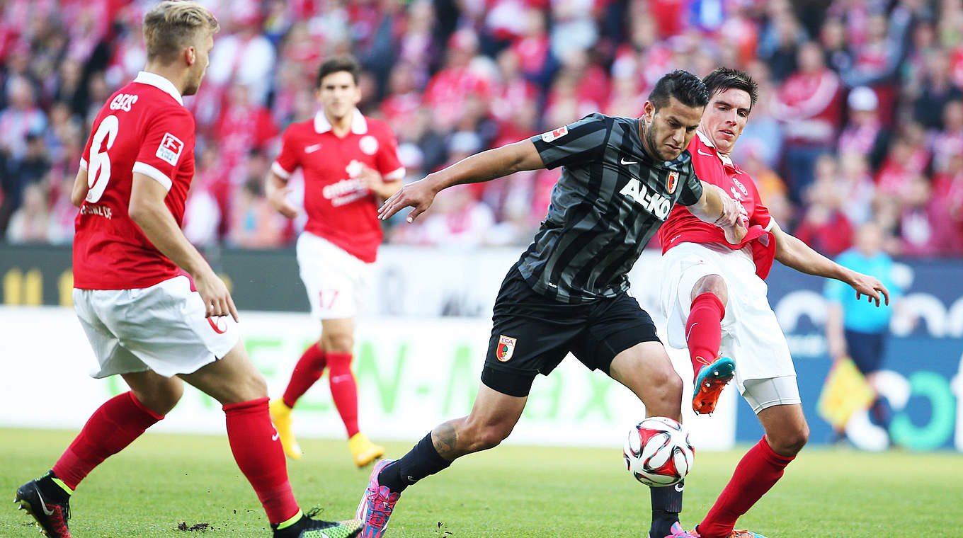 Augsburg are hoping to strengthen their grip on sixth © 2014 Getty Images