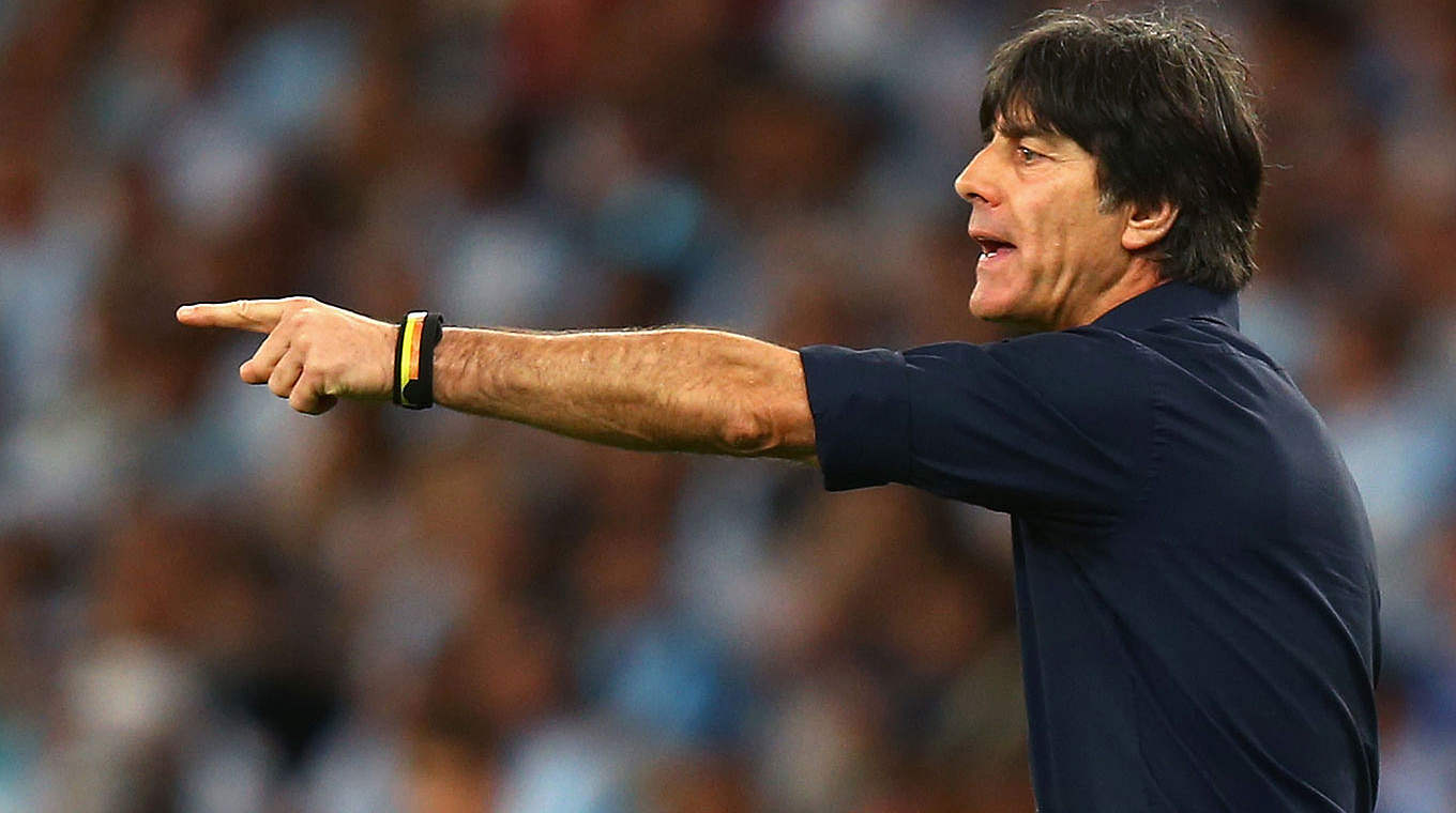 World Champion Joachim Löw has 83 wins in his previous 123 international matches © 2014 Getty Images
