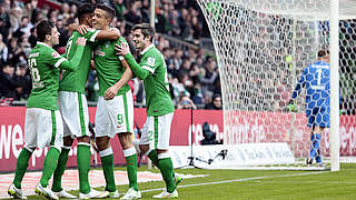 Werder Bremen: Zum 500. Mal Siegerjubel im Weserstadion? © OLIVER HARDT/AFP/Getty Images