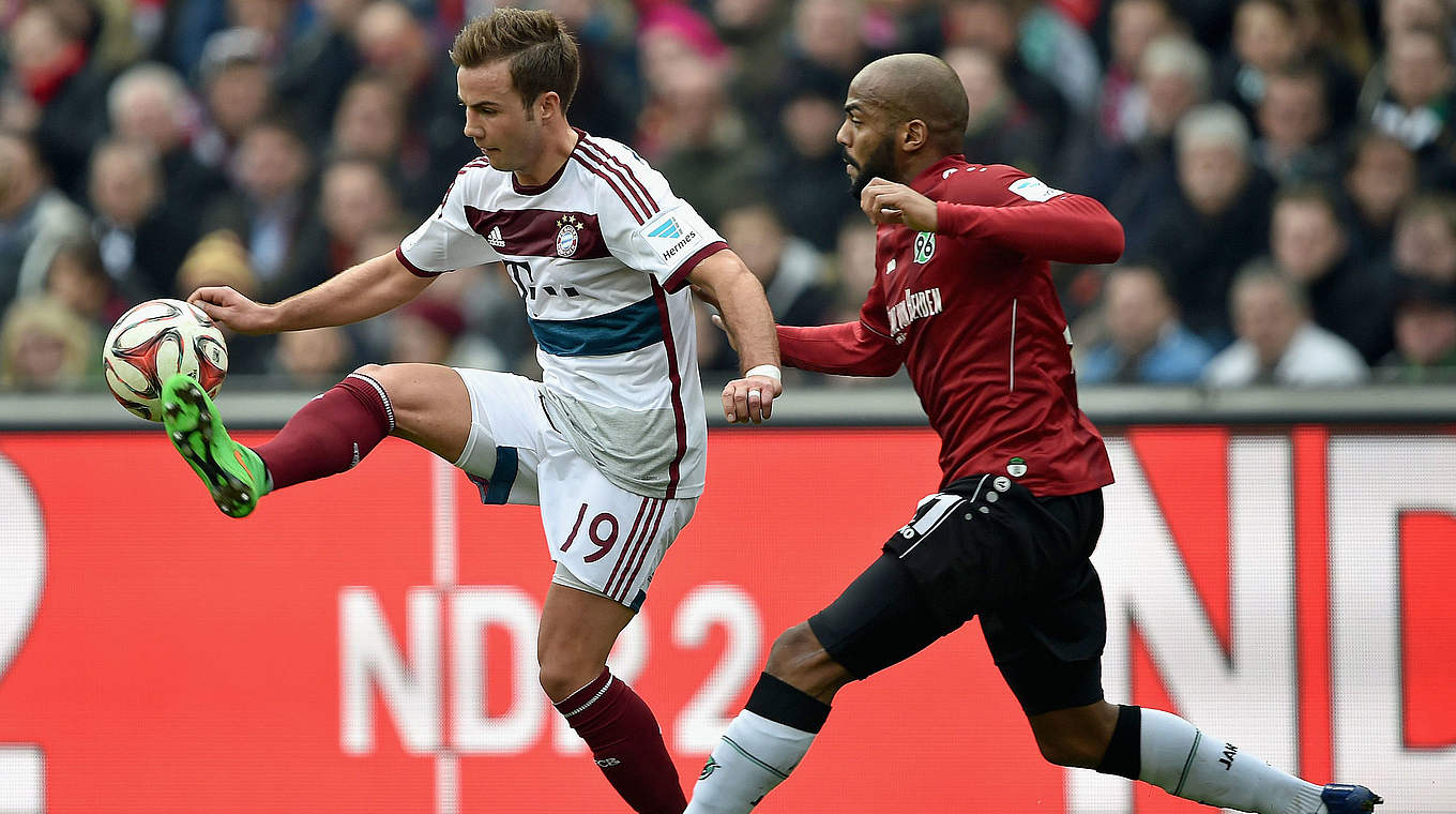 Macht 50 Bundesligapartien für den FC Bayern voll: Weltmeister Mario Götze (l.) © 2015 Getty Images