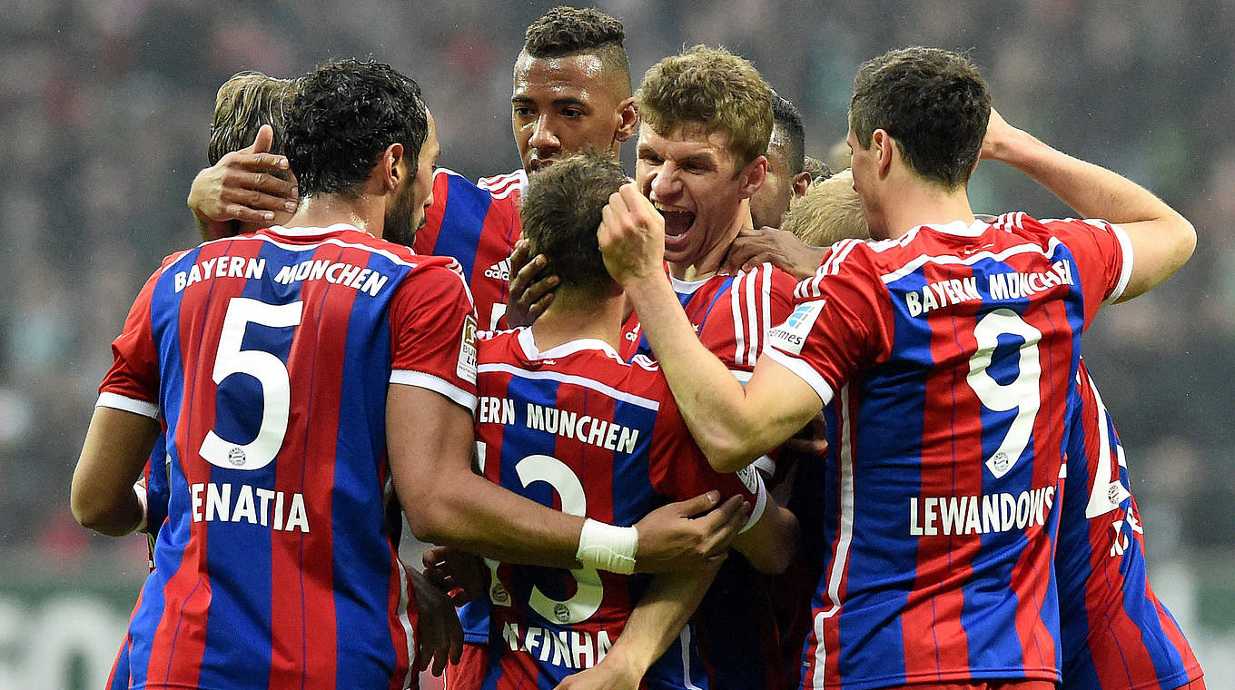 Bayern extended their lead at the top © TOBIAS SCHWARZ/AFP/Getty Images