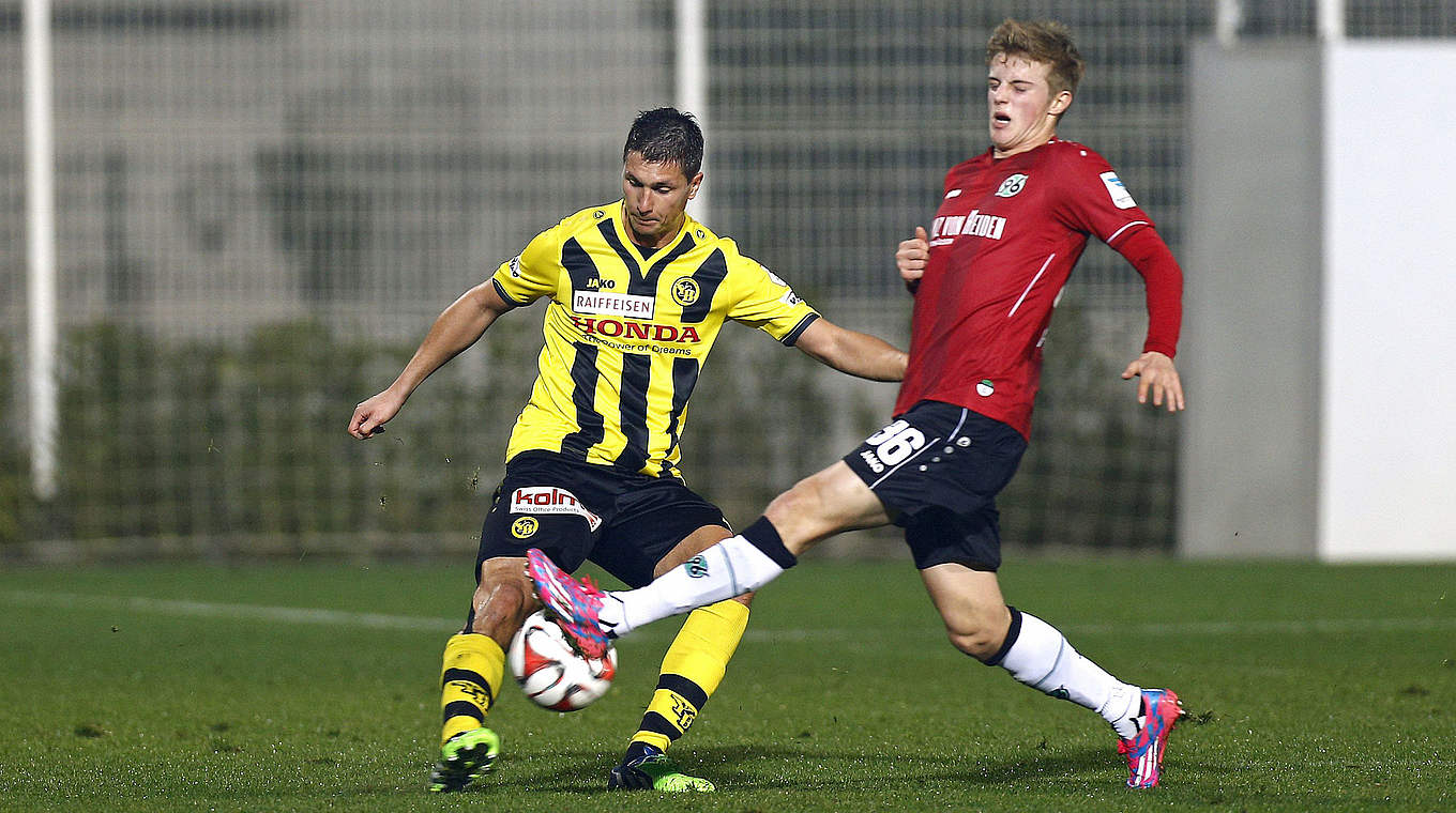 Fällt lange aus: Hannover-Talent Sebastian Ernst (r.) © 2015 Getty Images