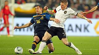 Kapitän: Bastian Schweinsteiger war schon 2011 gegen Australien dabei.  © Imago