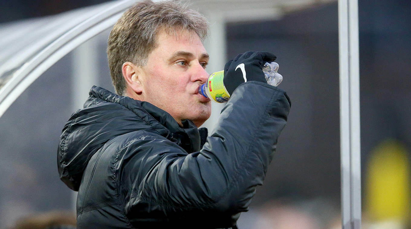 Preußen-Trainer Ralf Loose: "Der Verein hat eine lange Durststrecke hinter sich" © 2014 Getty Images