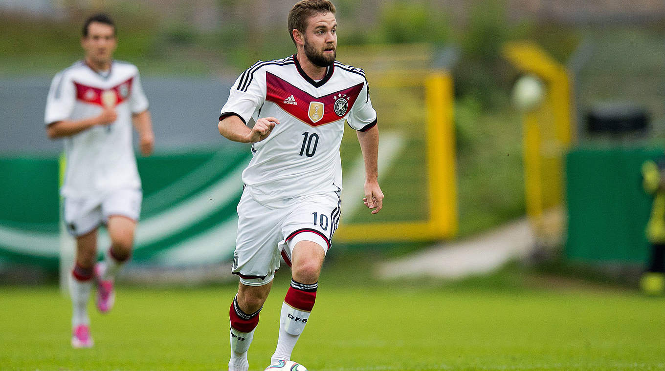 Marc Stendera: Eintracht Frankfurt regular and U19 European Champion © 2014 Getty Images