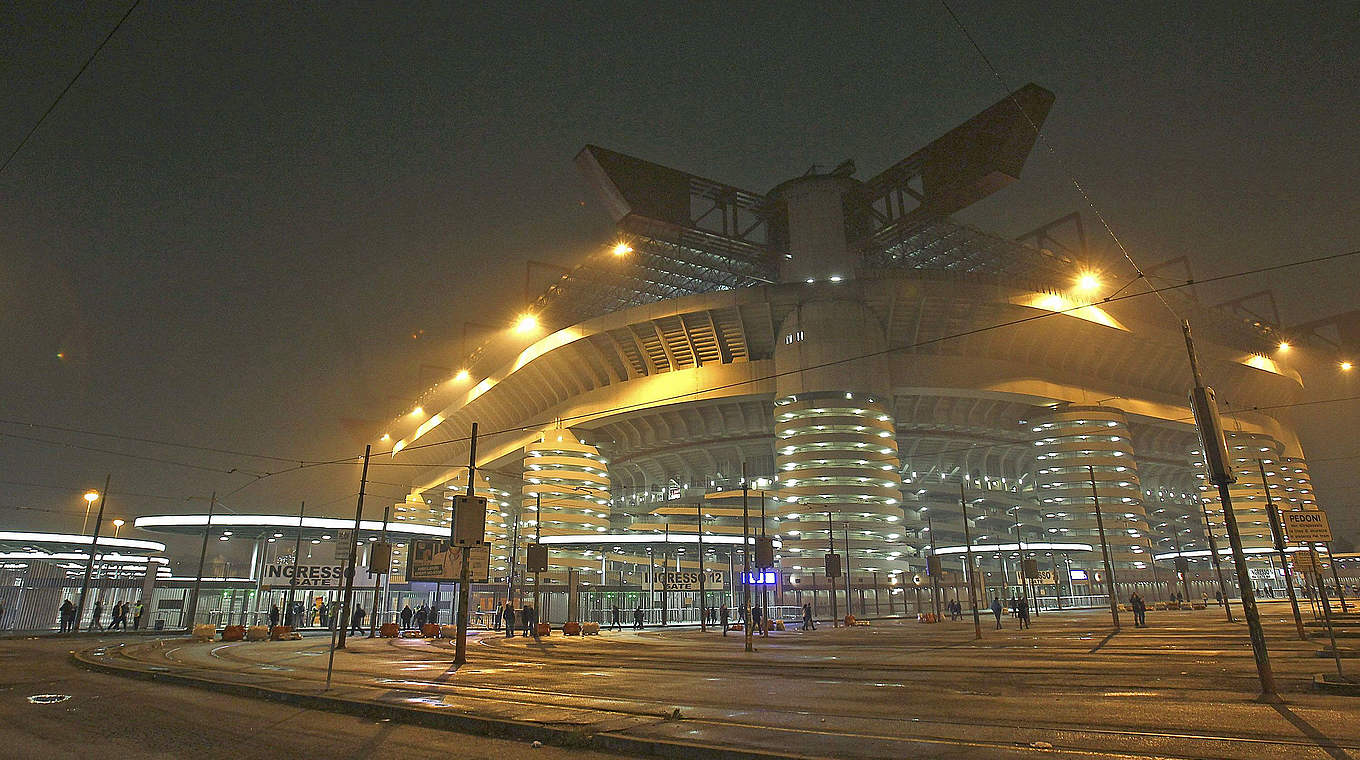 "Uns erwartet eine lautstarke Kulisse": das Giuseppe-Meazza-Stadion in Mailand © 2014 Getty Images