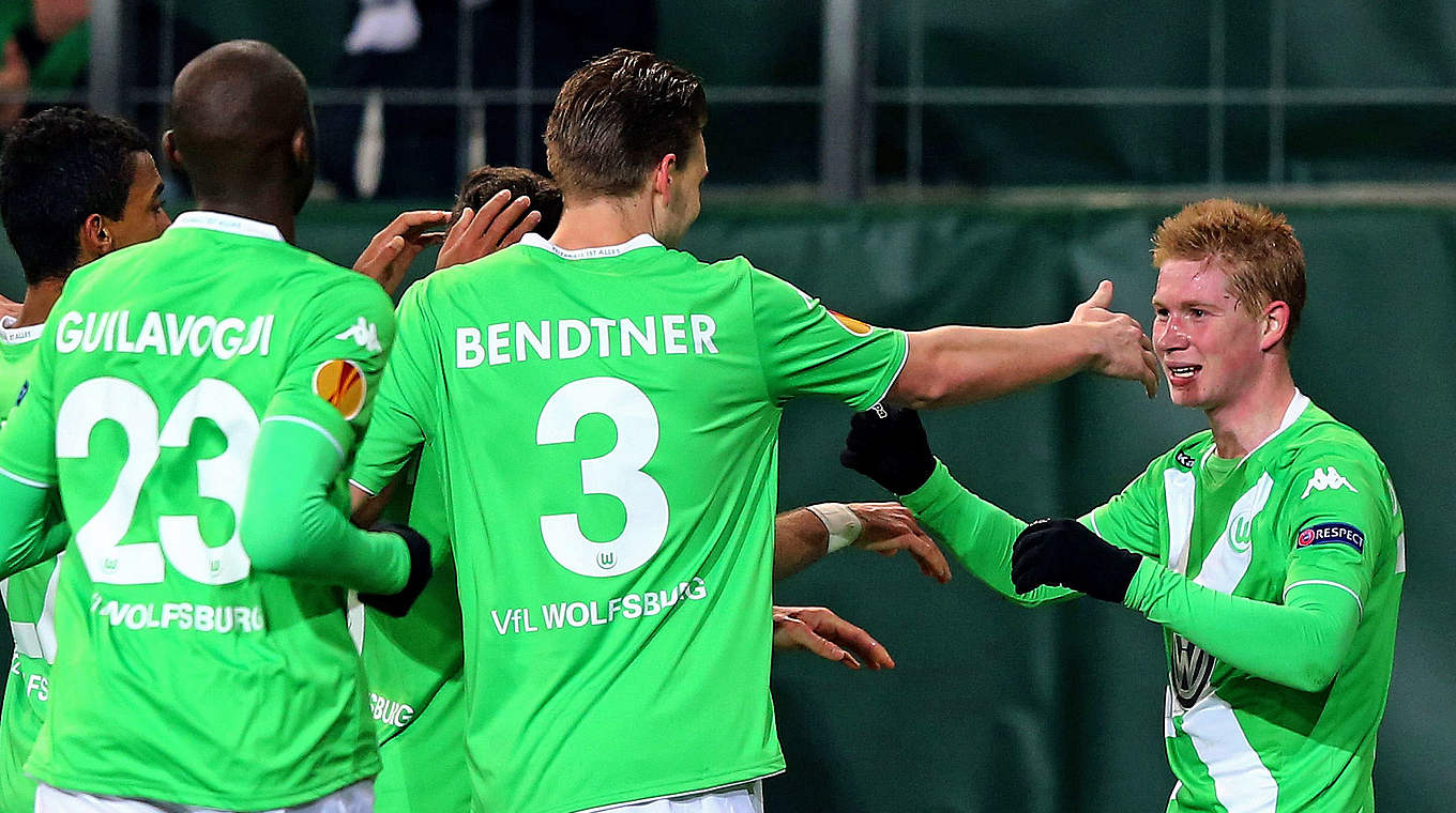 Wolfsburgs Star und Topscorer Kevin de Bruyne (r.): Der nächste Galaauftritt? © 2015 Getty Images