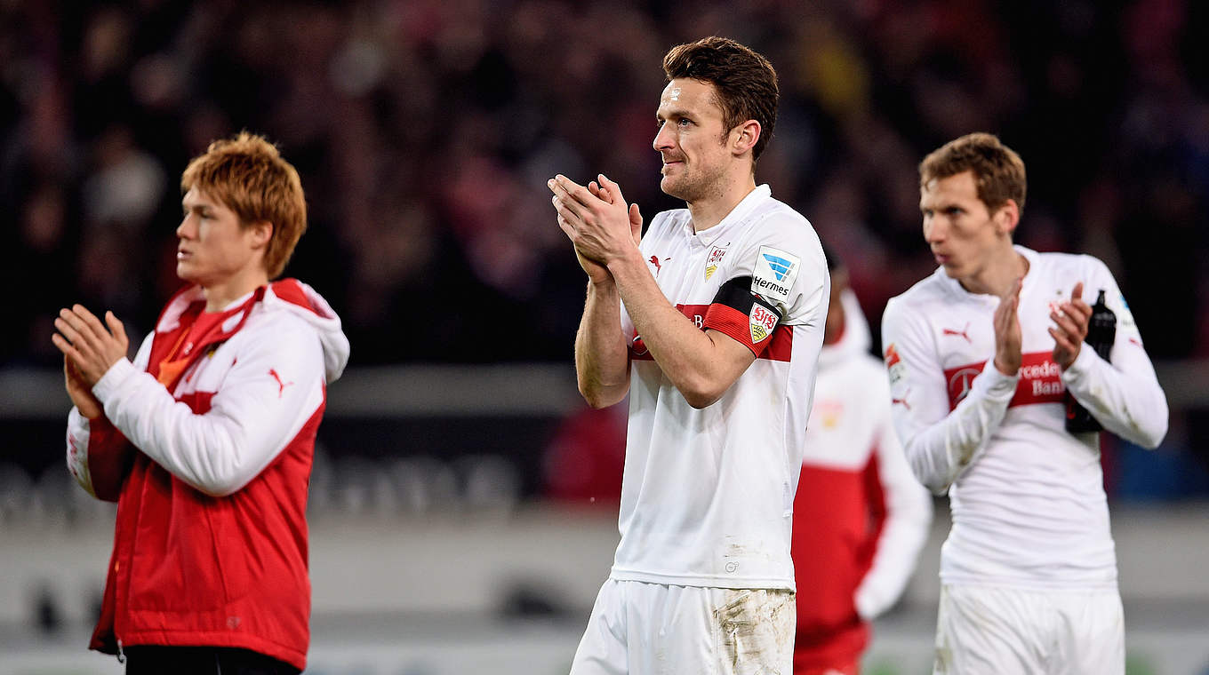 Frust: Stuttgart verliert 0:4 gegen Leverkusen © 2015 Getty Images