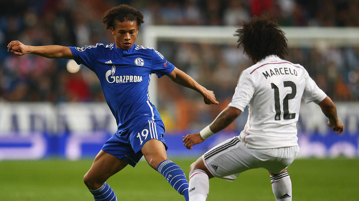 Leroy Sané scored a wonderful goal against Real Madrid  © 2015 Getty Images