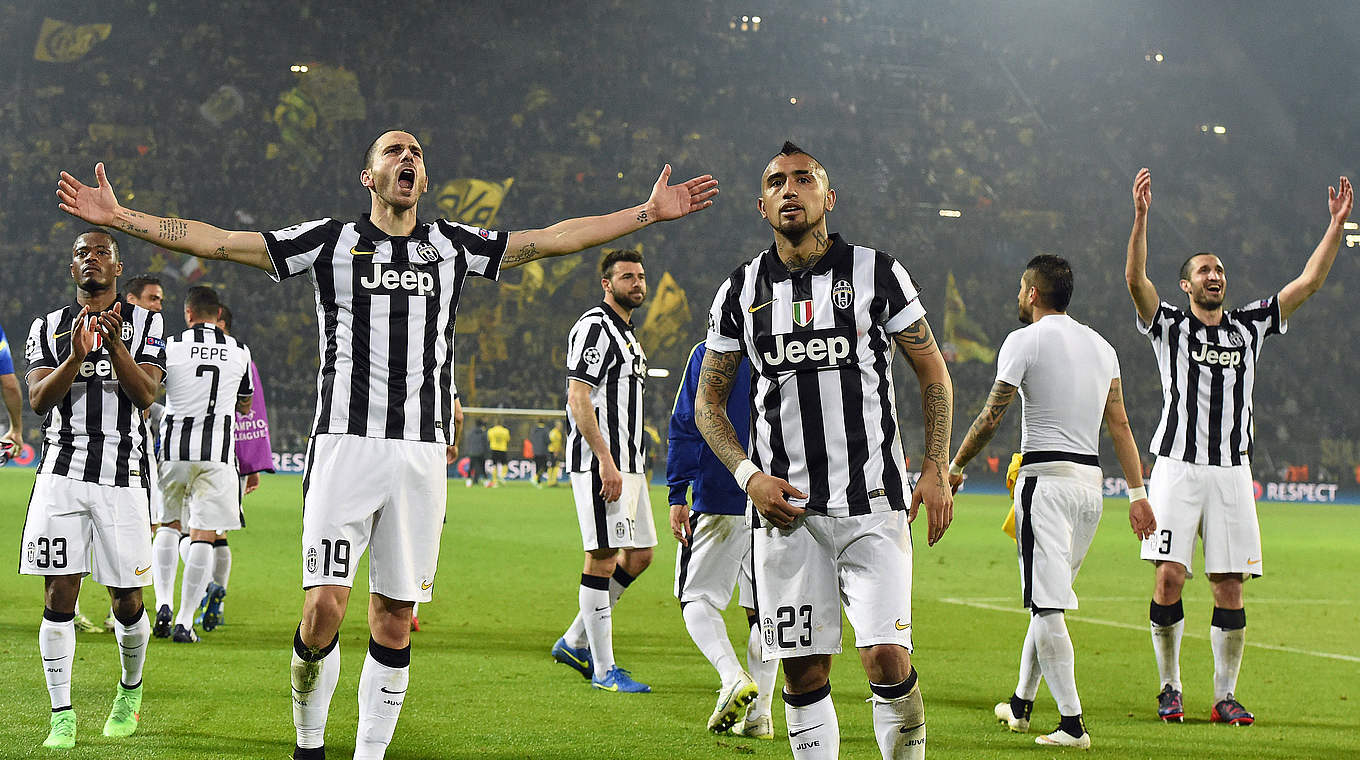Doch am Ende jubelt Juventus Turin © AFP/Getty Images