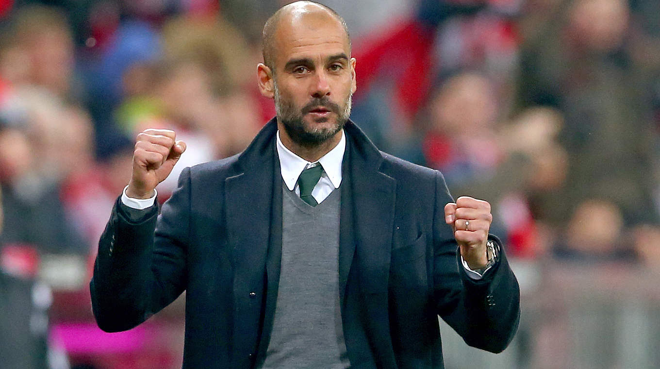 Steht vor seinem 50. Bundesligasieg im 60. Spiel: Bayern-Trainer Pep Guardiola © 2015 Getty Images