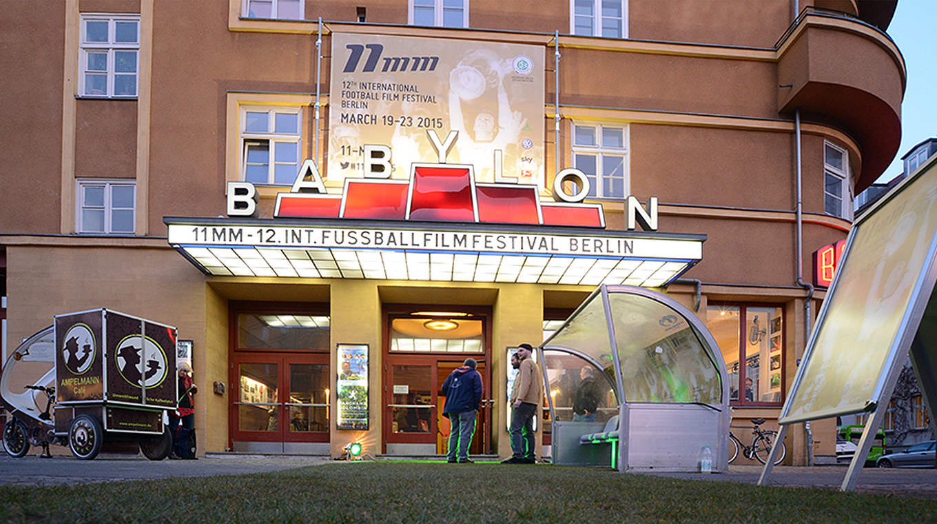 Großes Kino: das Fußballfilmfestival "11mm" im Berliner Kino "Babylon" © Stefanie Fiebrig