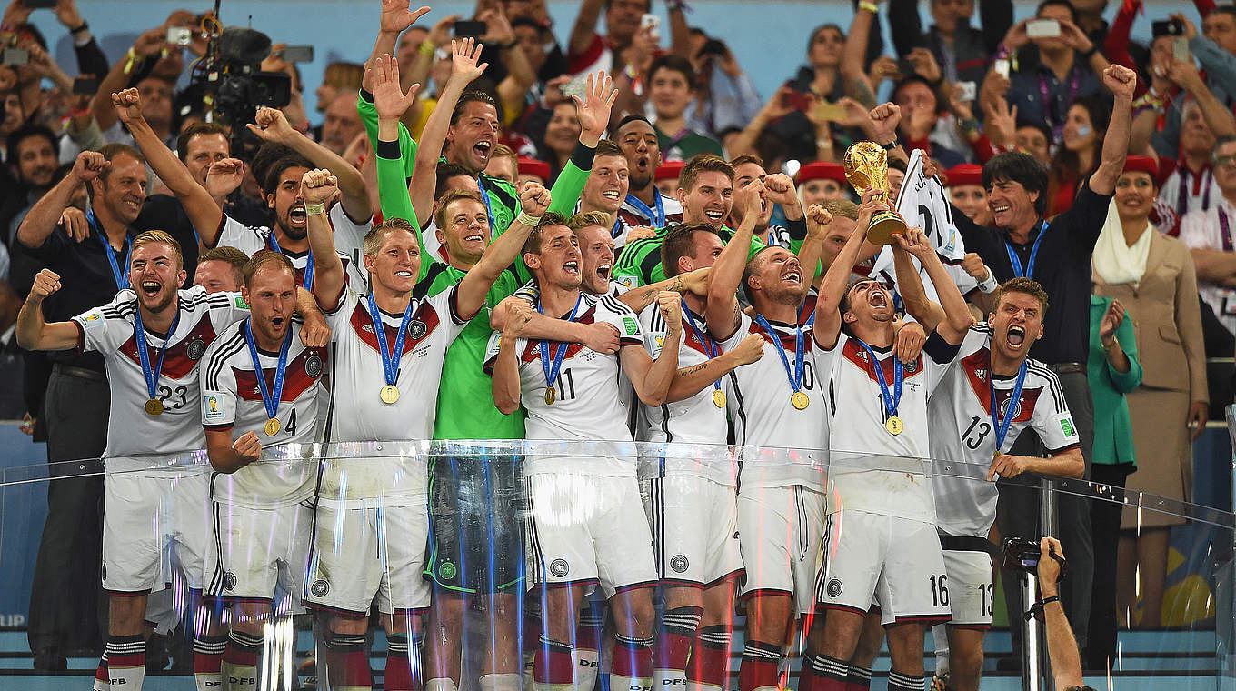 The World Cup winners climb up the World Rankings to second place behind Argentina © 2014 Getty Images