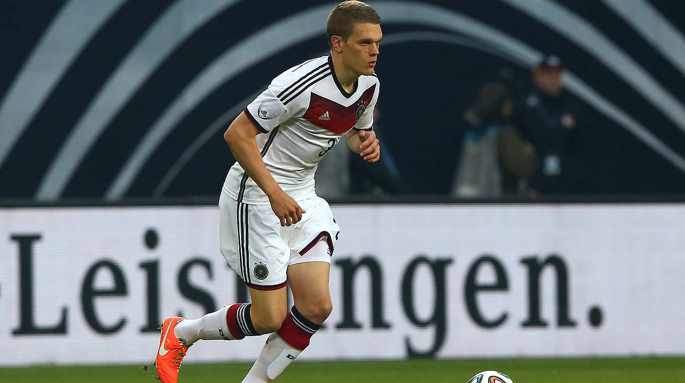Borussia Dortmund's World Cup winner Matthias Ginter is in the U21 squad © 2014 Getty Images