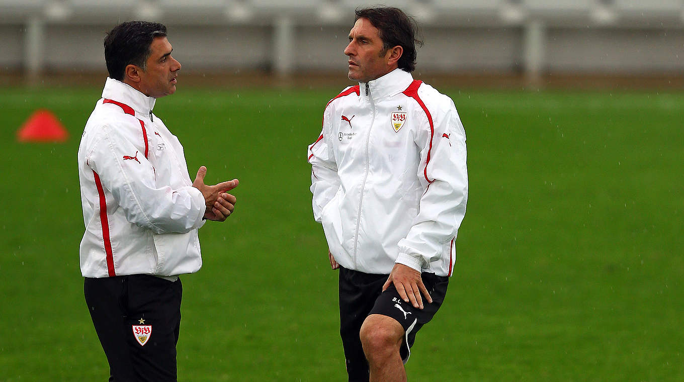 Eddy Sözer (l.): "Meinen Platz sehe ich an der Seite von Bruno Labbadia" © 2013 Getty Images