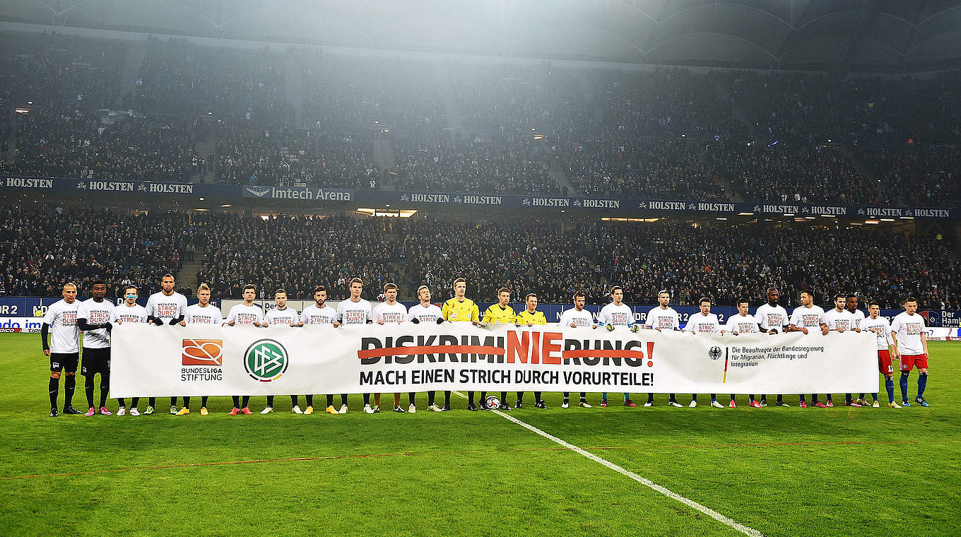 Die Bundesliga sagt: Nein zu Diskriminierung © 2015 Getty Images