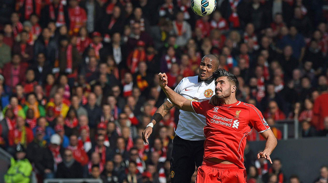 Verliert Kopfballduell und Spiel: Emre Can (r.) mit dem FC Liverpool © AFP/GettyImages