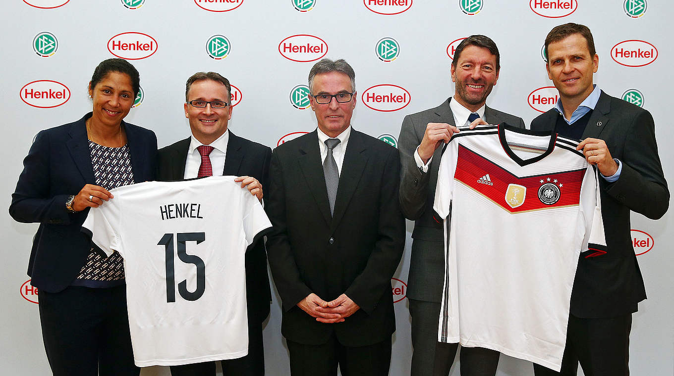 "Zwei Leistungsträger vereint": DFB und Henkel beschließen Partnerschaft © 2015 Getty Images