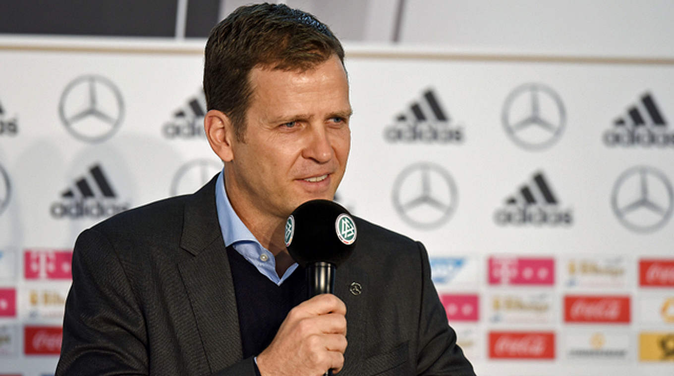 Oliver Bierhoff: "We're there for our players in tough times too" © GES/Markus Gilliar