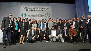 DFB-Mercedes-Benz-Integrationspreis: Die Vorjahressieger © GES/Markus Gilliar