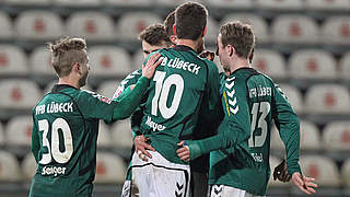 Erstmals seit 2012 wieder für den DFB-Pokal qualifiziert: der VfB Lübeck © imago/objectivo