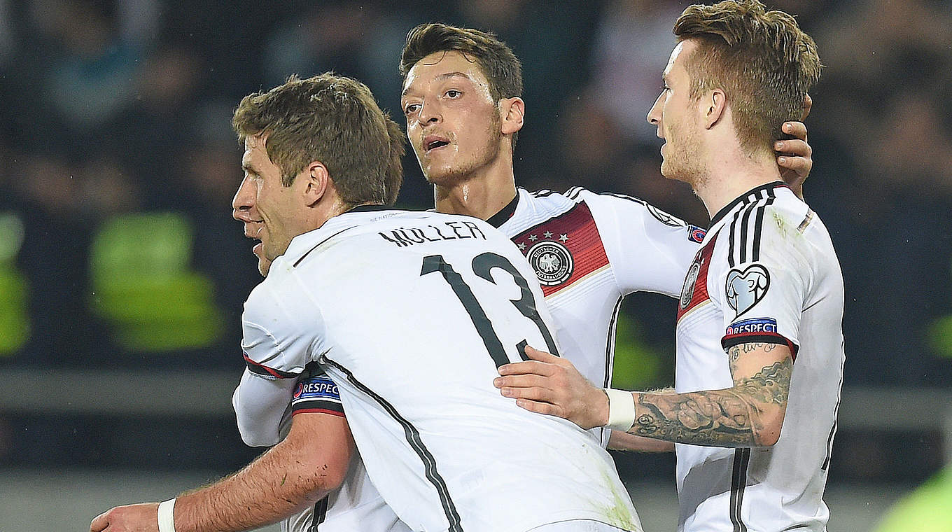 Germany are now joint top of the group © 2015 Getty Images