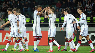 Müller and Reus got the goals in Tbilisi © 