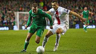 Ireland equalised in injury time against Poland. © 2015 Getty Images