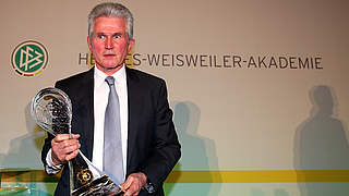 Legend Jupp Heynckes received the Lifetime Achievement Award © 2015 Getty Images