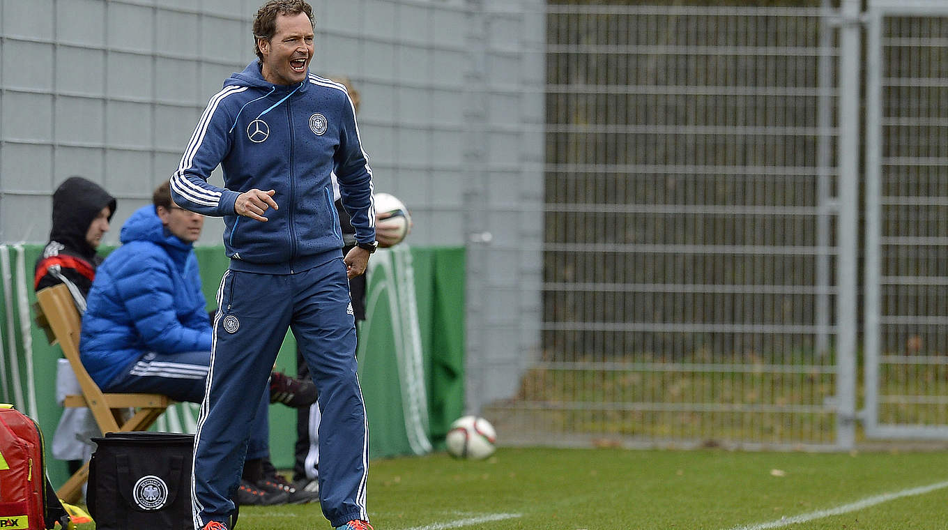 U 19-Trainer Marcus Sorg: "Ich bin richtig stolz auf die Mannschaft" © 2015 Getty Images