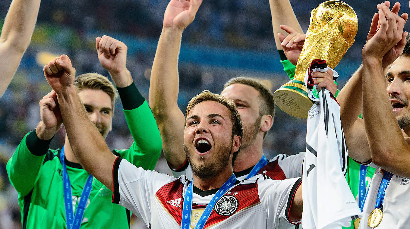 Götze fired Germany to World Cup glory in 2014 © 2014 Getty Images