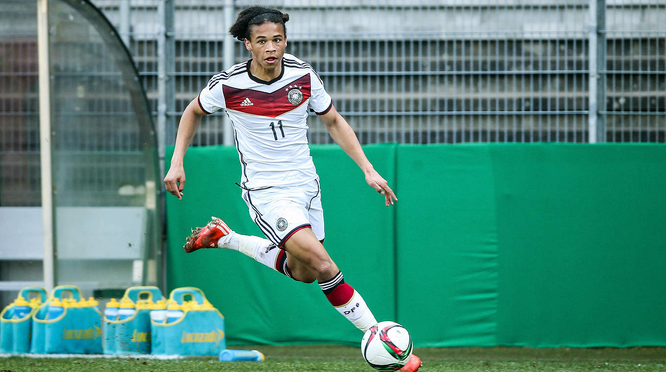 Sané kam bei der U 19-Europameisterschaft 2015 in Griechenland in allen Spielen zum Einsatz © 2015 Getty Images