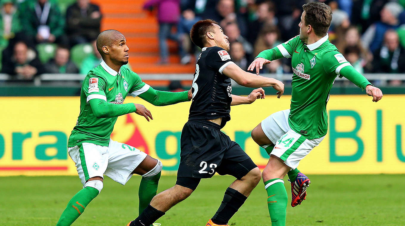 It was goalless between Mainz and Bremen © 2015 Getty Images