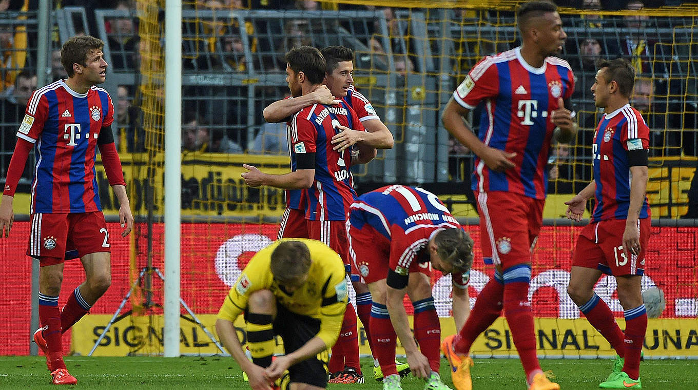 Lewandowski grabbed the winner for Bayern © AFP/Getty Images