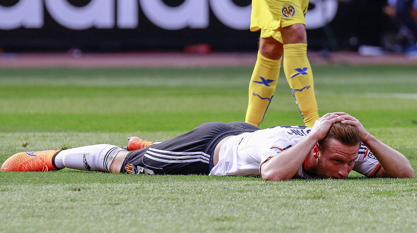 Ärgert sich über das 0:0 mit Valencia: Der ehrgeizige Weltmeister Shkodran Mustafi © 2015 getty Images