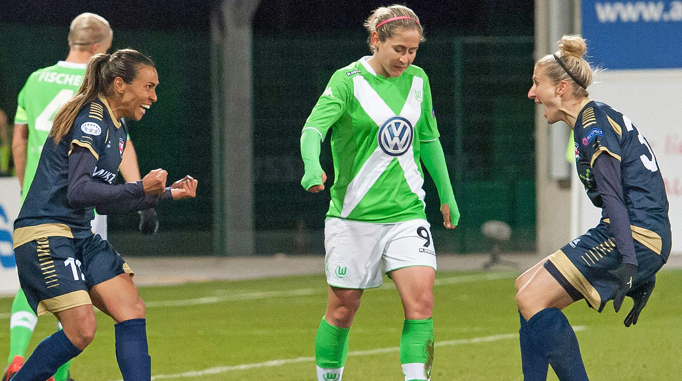 Marta is strong in 1v1 situations, while Mittag is clinical in front of goal © imago/foto2press