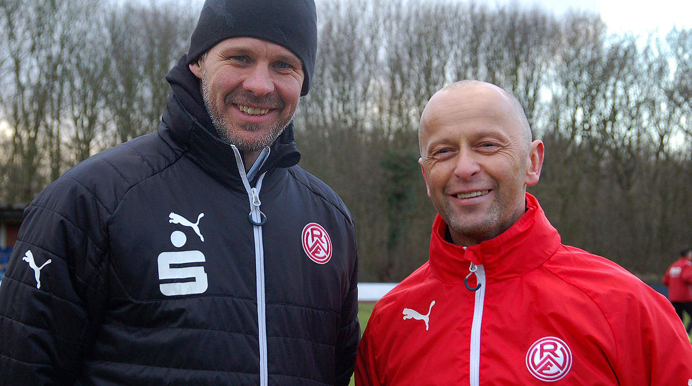 Jürgen Lucas (r.) mit Markus Reiter: "Wir werden uns gut ergänzen" © mspw