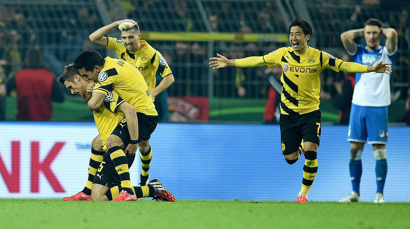 Sebastian Kehl fired BVB into the semi-final © 2015 Getty Images